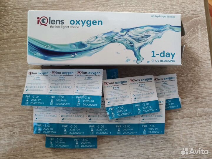 IQLens Oxygen 1 day-3.00/8.7