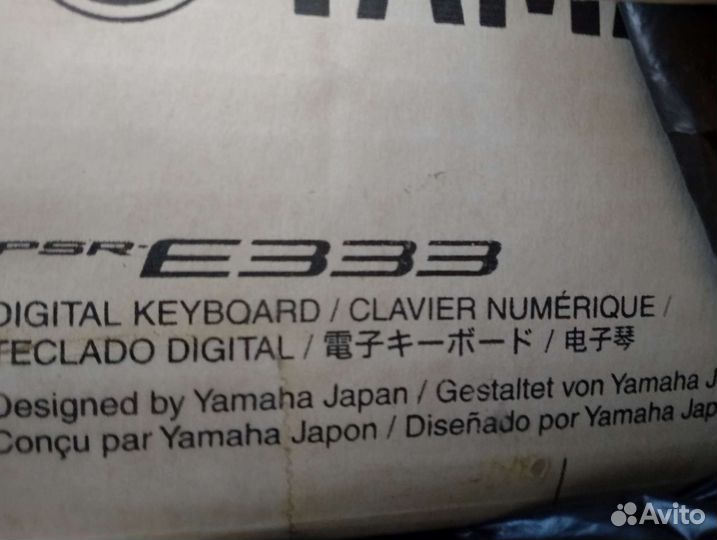 Синтезатор yamaha psr e333