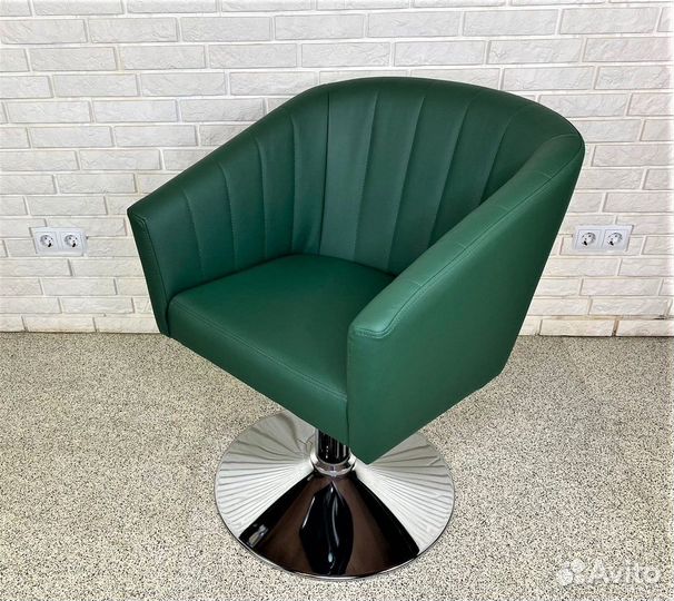 Парикмахерское кресло Vegas green DL-2748