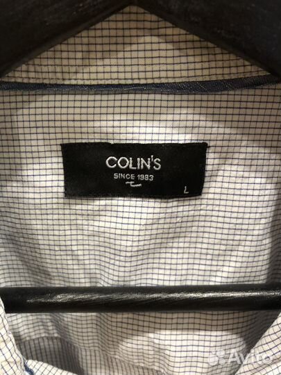 Мужская рубашка в мелкую клетку