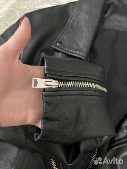 Кожаная куртка Allsaints 46 48 medium косуха