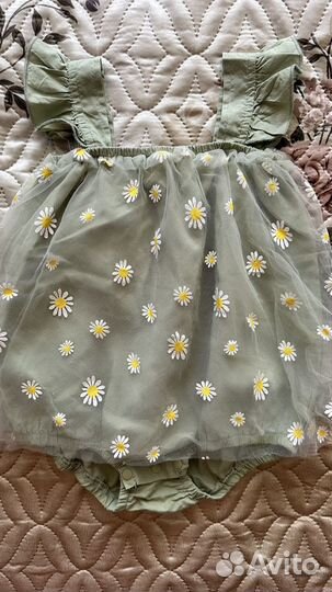 Боди на девочку летнее 74 80