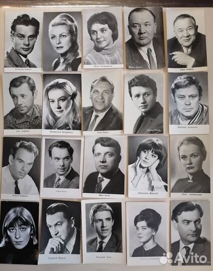 Фотооткрытки Актёры