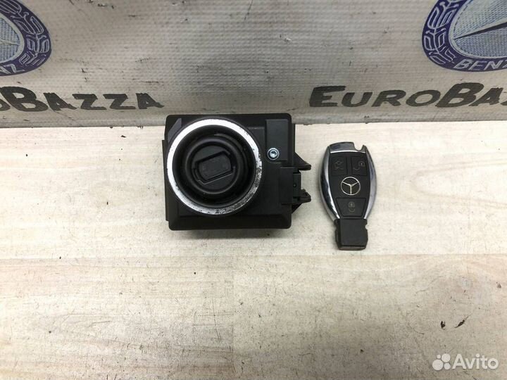 Замок зажигания + ключ Mercedes W204