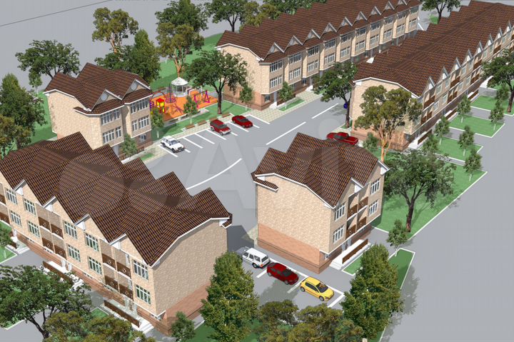 Таунхаус 200 м² на участке 4 сот.