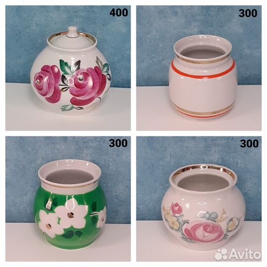 Сахарницы пашотницы чайники и другая посуда СССР