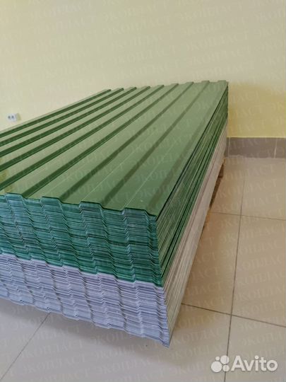 Профнастил пэт не ржавеет от завода пластмас. d-48
