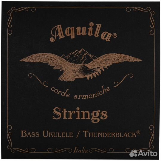 Струны для бас укулеле Aquila Thunderblack 170U