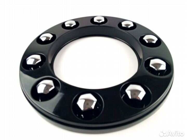 Колпаки с колпачками хром (к-т на 2 колеса)