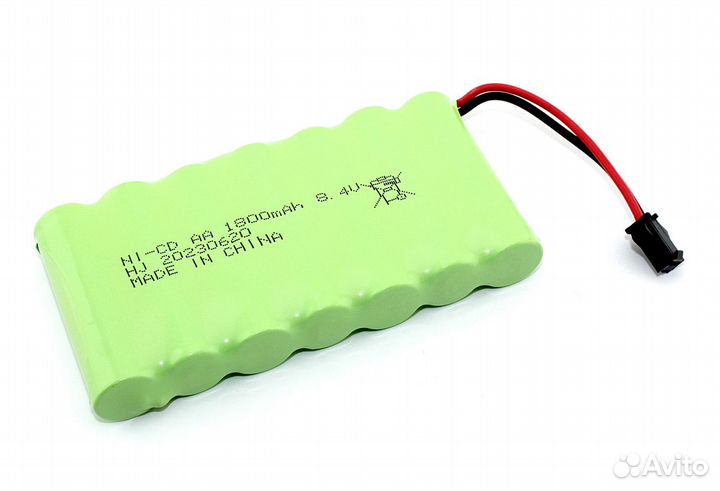 Ni-Cd 8.4V 1800 mAh AA Flatpck SM