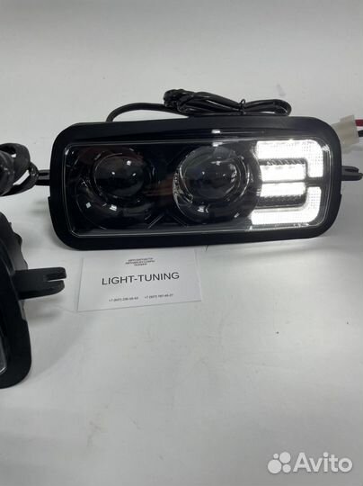 LED надфарники niva 4х4