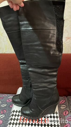 Ботфорты. Натуральная кожа