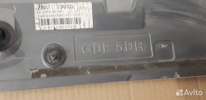 Спойлер накладка крышки багажника Hyundai I30 GD