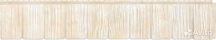 Фасадные панели Grand Line Я-Фасад Сибирская Дранка Слоновая Кость