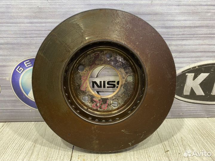 Тормозной диск перед nissan primera P12