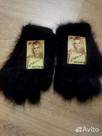 Варежки и перчатки с ангорой и шерстяные