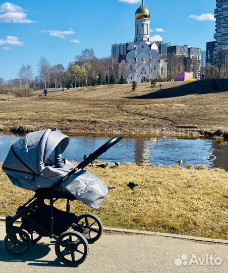 Коляска adamex rimini 3 в 1