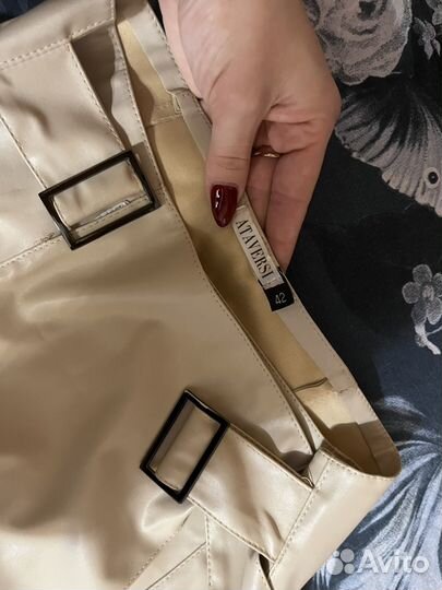 Мини юбка на затяжках