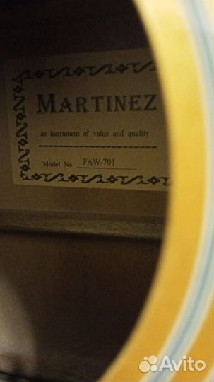 Martinez FAW-801 Вестерн Гитара + струны