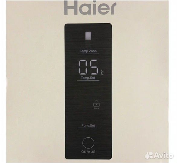 Холодильник с морозильником Haier C2F636ccrg бежев