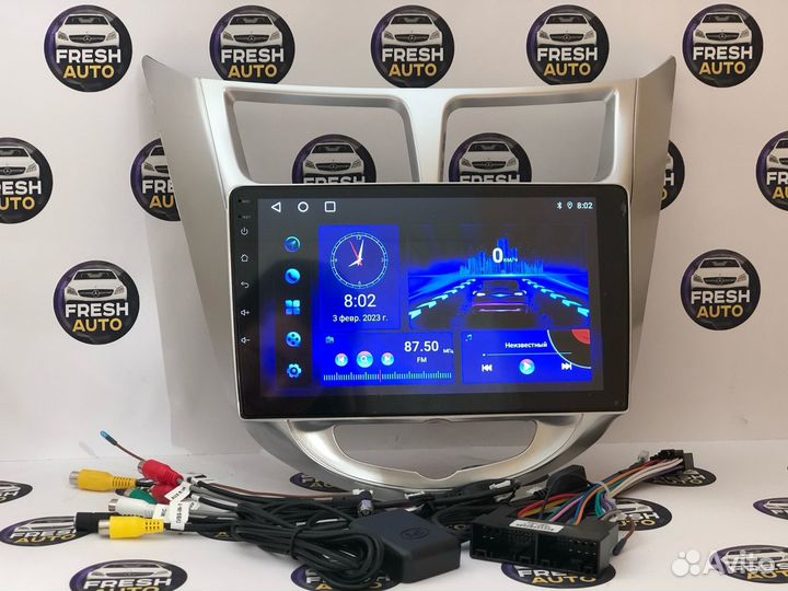 Магнитола Android Hyundai Solaris 1