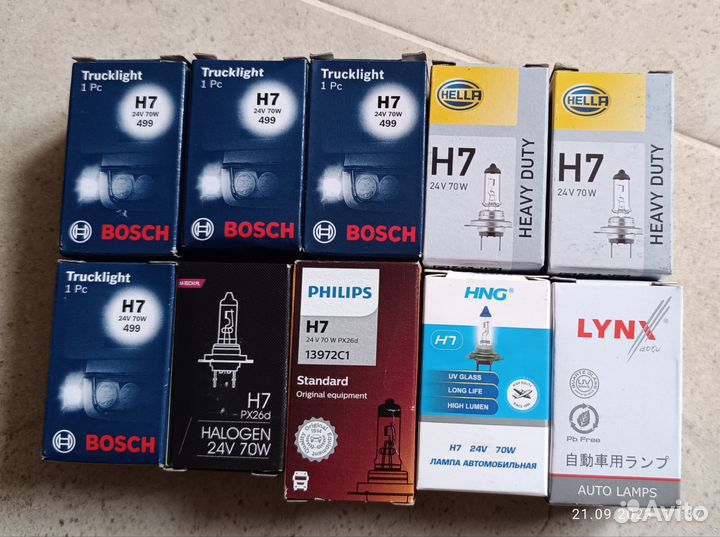 Лампы h7 24v