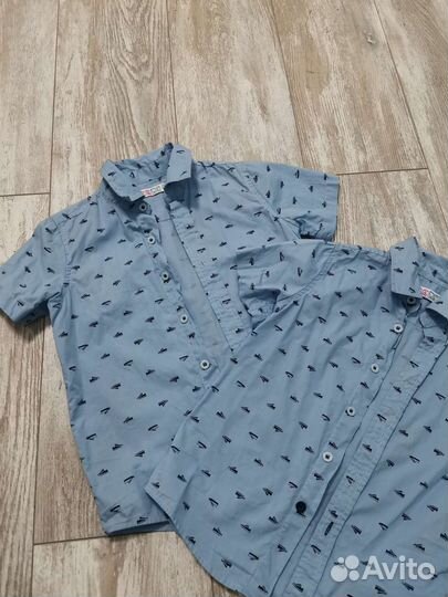 Рубашки для двойни 116-122р