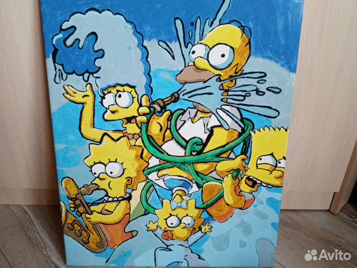 Картина по номерам готовая