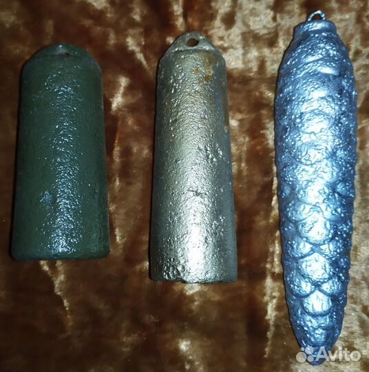 Гири для старинных маятниковых часов-ходиков. Лот