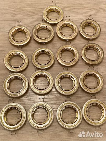 Светильники встраиваемые поворотные MR16, 17 шт