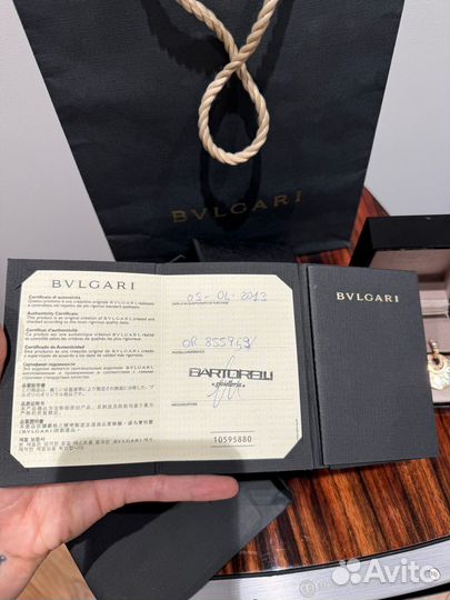 Bulgary Серьги с брильянтами bulgari оригинал