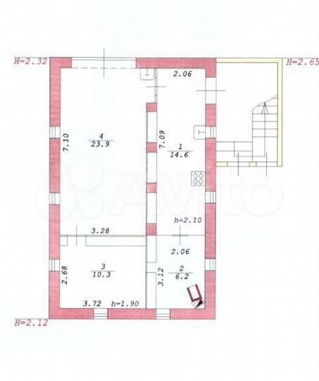 Дом 161,8 м² на участке 5,7 сот.
