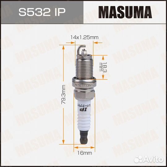Свеча зажигания Masuma S532IP