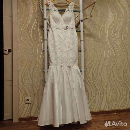 Платье свадебное вечернее 42-44 трансформер