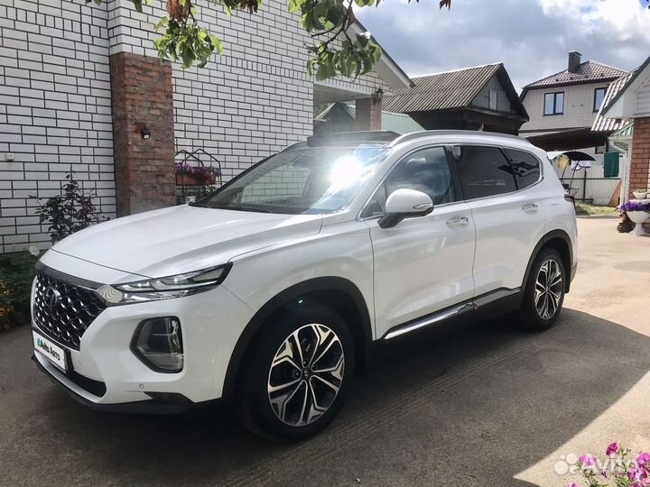 Hyundai Santa Fe 2.2 AT, 2019, 109 699 км