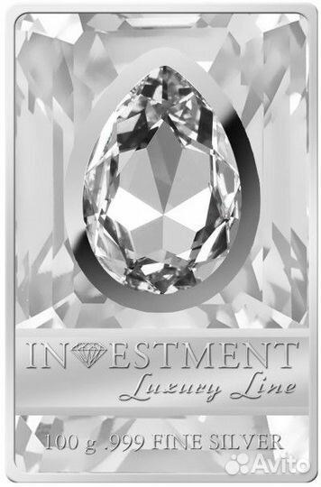 Монета серебряная Silver Luxury Line 100 гр