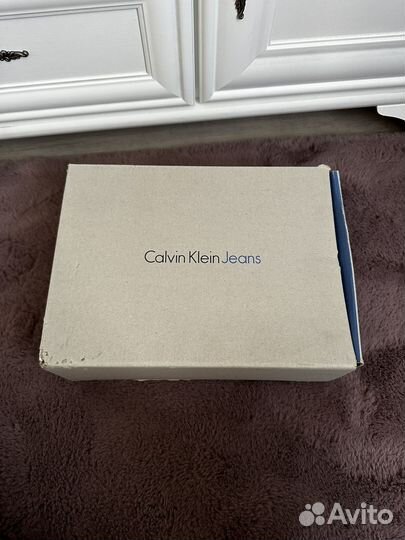 Сникерсы calvin klein jeans обувь