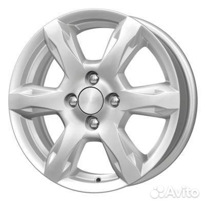 K&K KC693 6x15 4x100 ET 50 Dia 60.1 (silver)