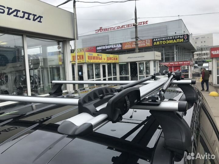 Велокрепление на крышу автомобиля (алюминий)