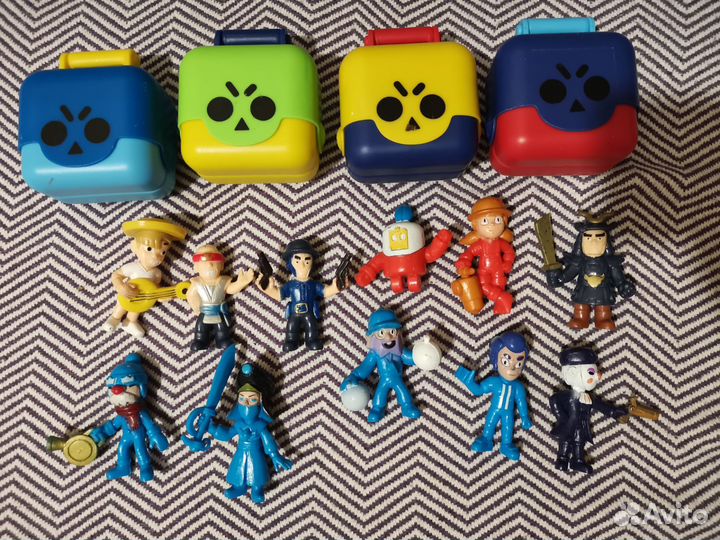 Фигурки Brawl Stars + сундуки