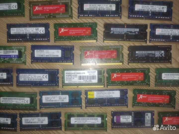 Оперативная память ddr3 для ноутбука 4gb 1600MHz