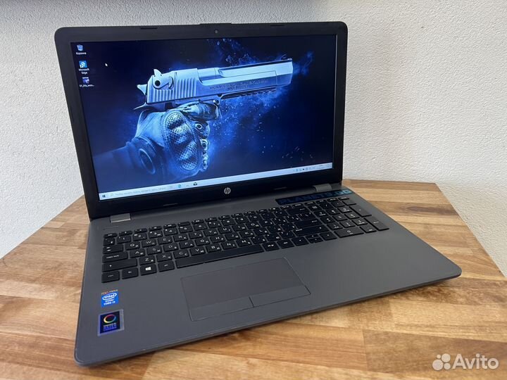 Мощный HP Full HD Core i3-7020U 8Gb DDR4 SSD+500Gb