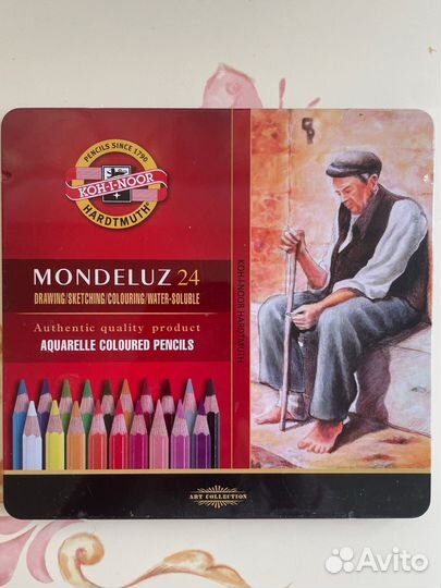 Карандаши акварельные 24 цвета, Koh-I-Noor