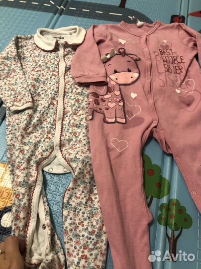 Пакет одежды для девочки 80 86 92