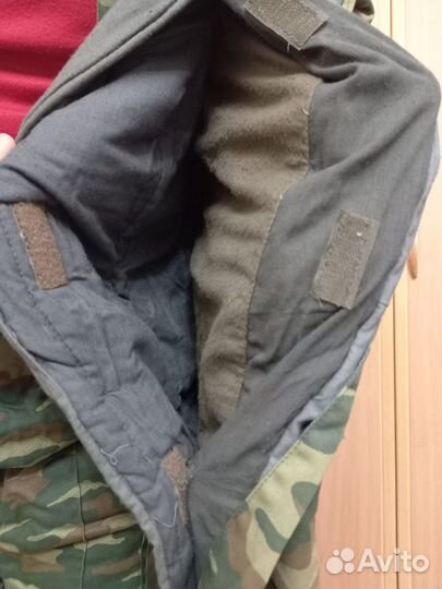 Военный бушлат с тёплыми брюками (комплект) 50-52р