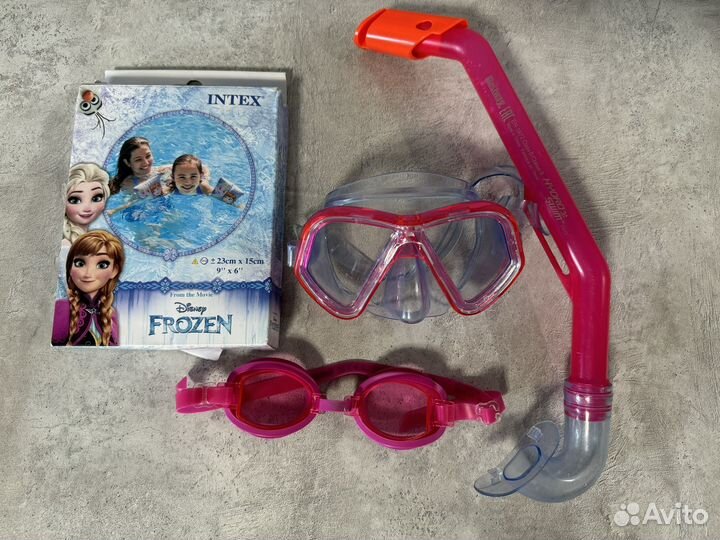 Маска для плавания детская