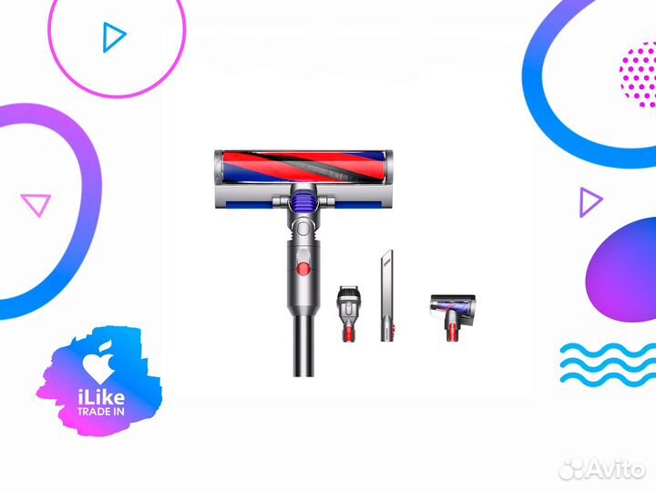Пылесос Dyson V10 Digital slim (SV18) CN, nickel/n