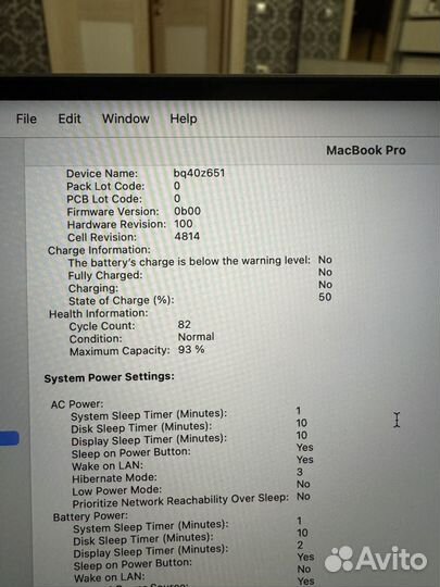 Apple macbook pro 14 m1 16/512