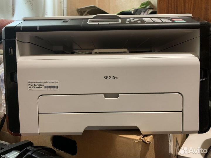 Лазерный принтер и два новых картриджа