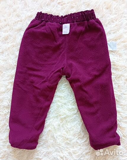 Брюки для девочки 92 утепленные